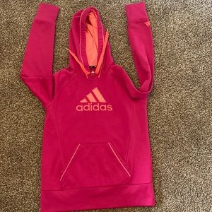 Pink Adidas hoodie